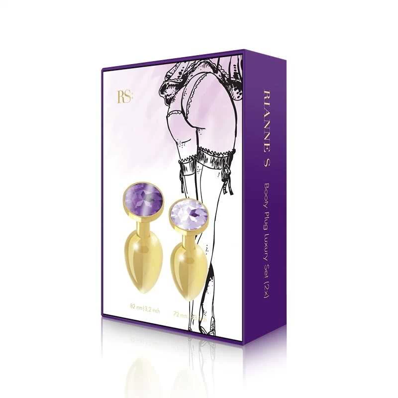 RIANNE S - BOOTY PLUG LUXURY SET 2X GOLD - Image 2