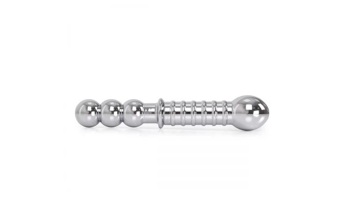 RIBBED 2-POOLNE TERAS DILDO