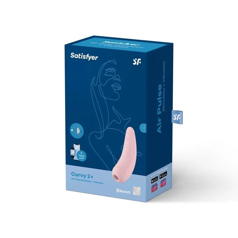 SATISFYER - CURVY 2+ AIR PULSE STIMULAATOR + VIBRATSIOON - Image 7