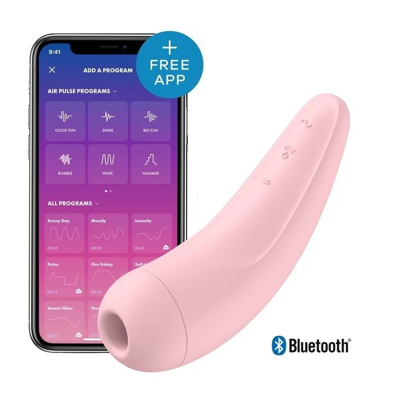 SATISFYER - CURVY 2+ AIR PULSE STIMULAATOR + VIBRATSIOON