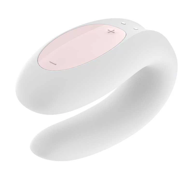 SATISFYER - DOUBLE JOY WHITE - NUTIKAS PAARIVIBRAATOR - Image 4