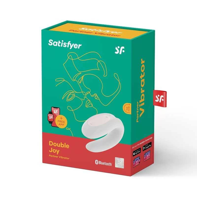 SATISFYER - DOUBLE JOY WHITE - NUTIKAS PAARIVIBRAATOR - Image 6