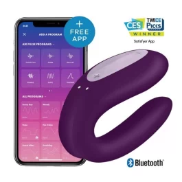 Satisfyer lilla paarivibraator Double Joy