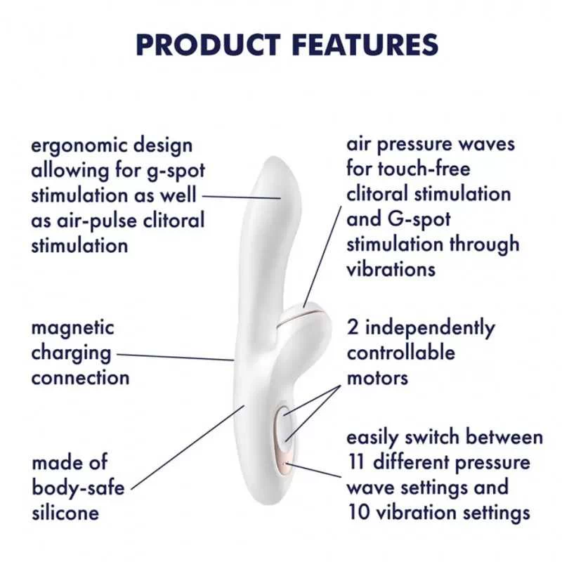 SATISFYER - PRO + G-SPOT RABBIT AIR PULSE + VIBRAATOR - Image 6