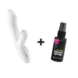 Satisfyer Pro + G-Spot Rabbit ja Ero Clitoris Spray