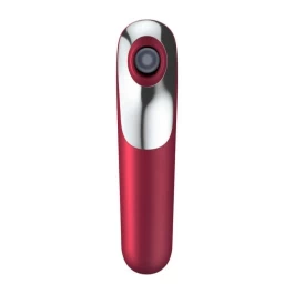 Satisfyer vibratsiooniga õhkstimulaator Dual Love punane