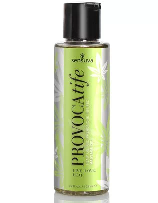 Sensuva Provocatife Hemp kanepiõli ja feromoonidega massaažiõli (120 ml)
