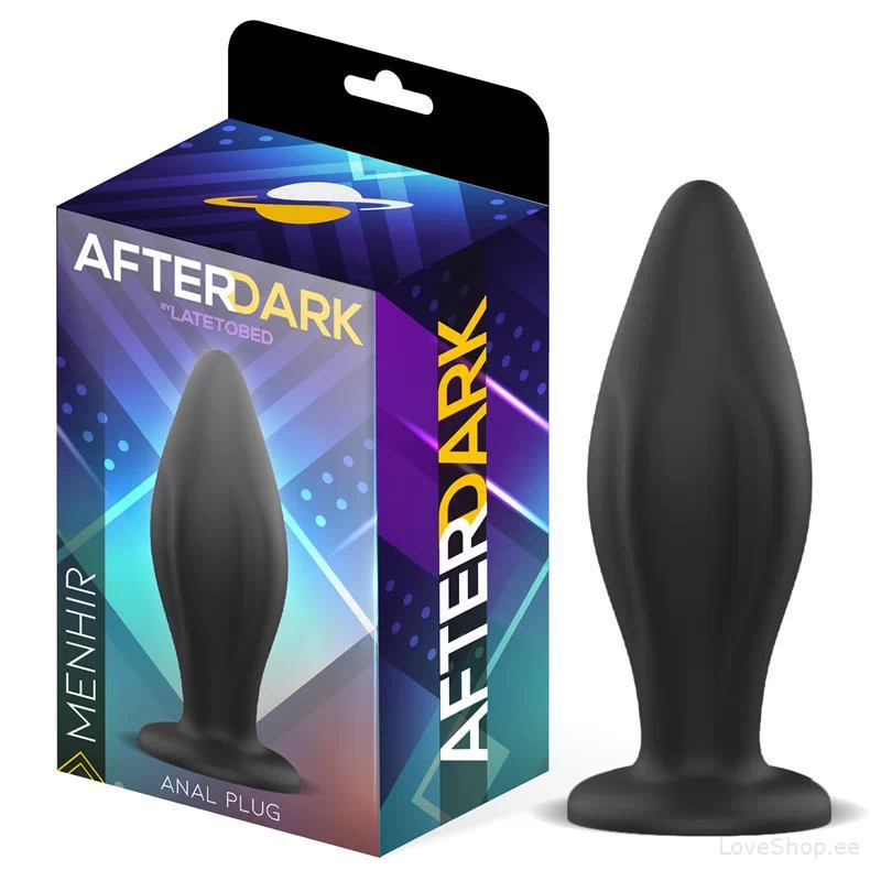 Silikoonist rantidega anaaltapp AfterDark Menhir (12x4.5cm)