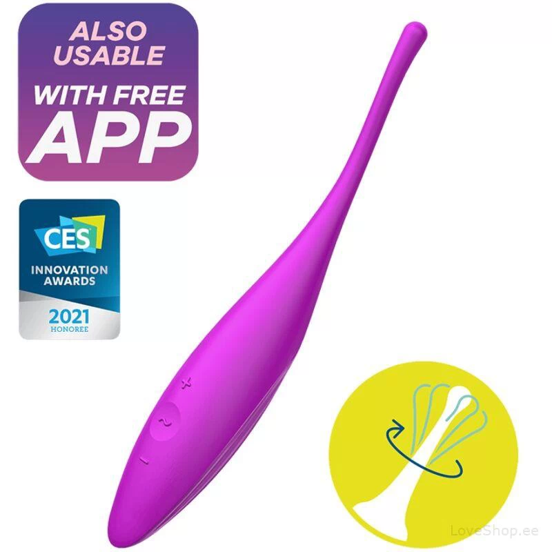 Stimulaator Satisfyer Twirling Joy (lilla)