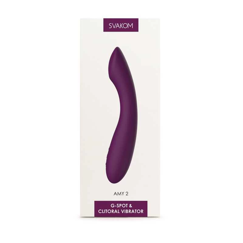 Svakom - Amy 2 G-spot & Clitoral Vibrator Violet - Image 5