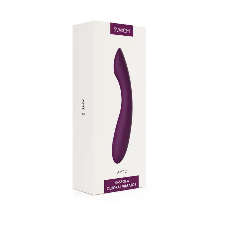Svakom - Amy 2 G-spot & Clitoral Vibrator Violet - Image 6