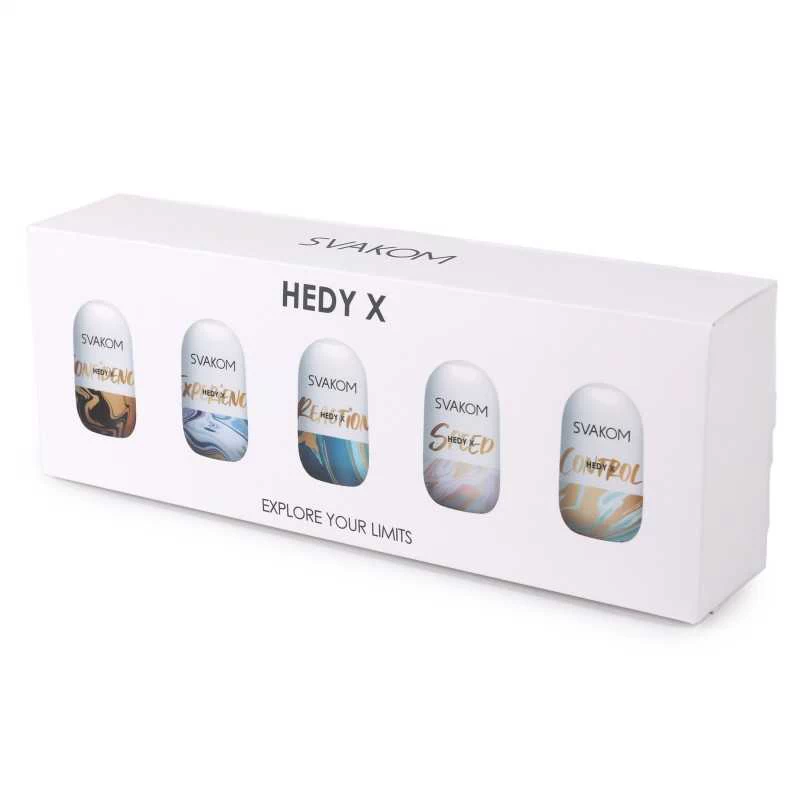 SVAKOM - HEDY X 5-TK KARBIS ERINEVATE STRUKTUURIDEGA MASTURBAATORID - Image 9