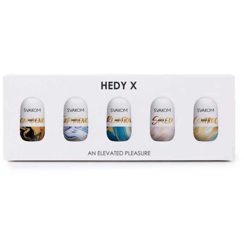 SVAKOM - HEDY X 5-TK KARBIS ERINEVATE STRUKTUURIDEGA MASTURBAATORID - Image 10