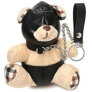 Teddy Bear kapuutsiga võtmehoidja