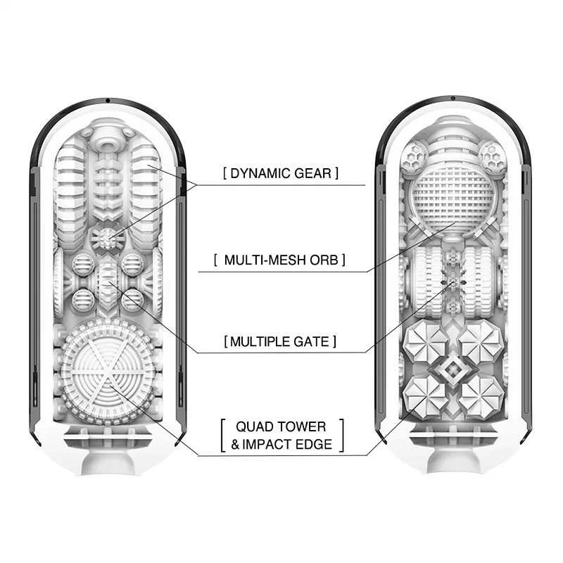 Tenga - Flip Zero (0) Gravity Black Masturbaator - Image 8