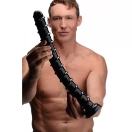 Ülipikk iminapaga spiraalkeeruga dildo snake 18"