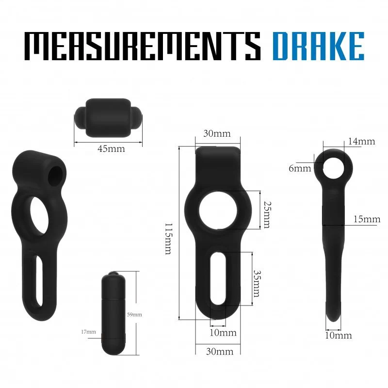 Velv'Or - Rooster Drake Double Ring Design Cock Ring with Vibrating Bullet - Image 2