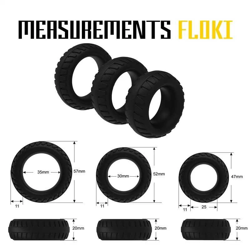 Velv'Or - Rooster Floki Pack Set of Sturdy Looking Cock Rings - Image 2