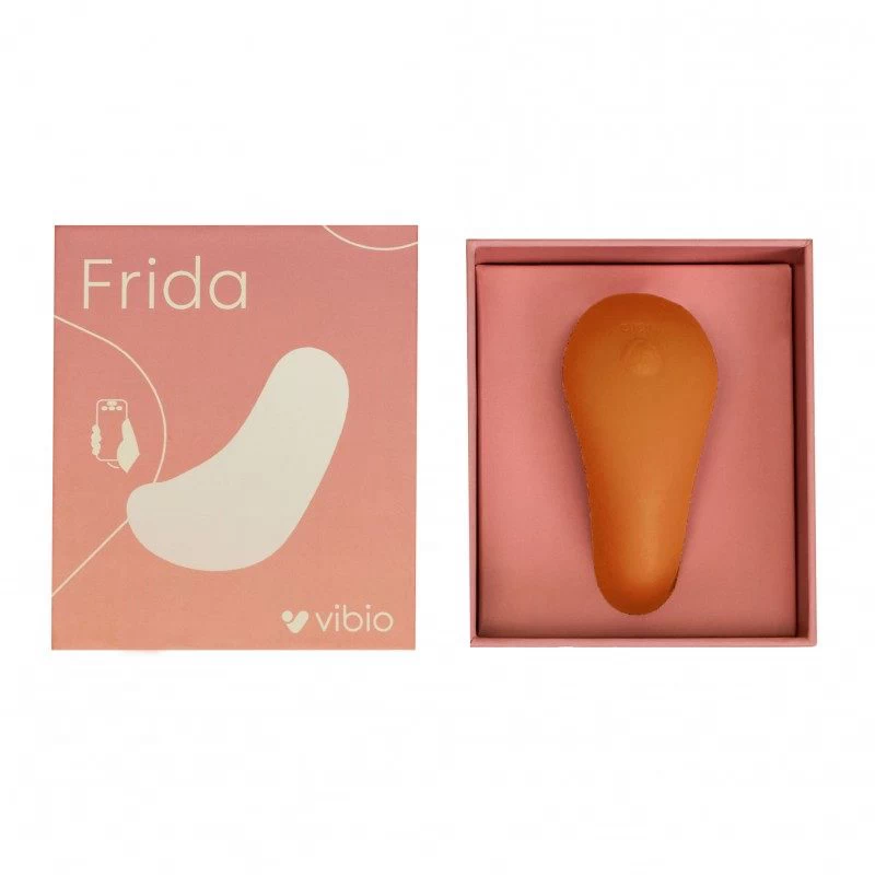 Vibio - Frida Lay-On kantav kliitori vibraator, virsik - Image 6