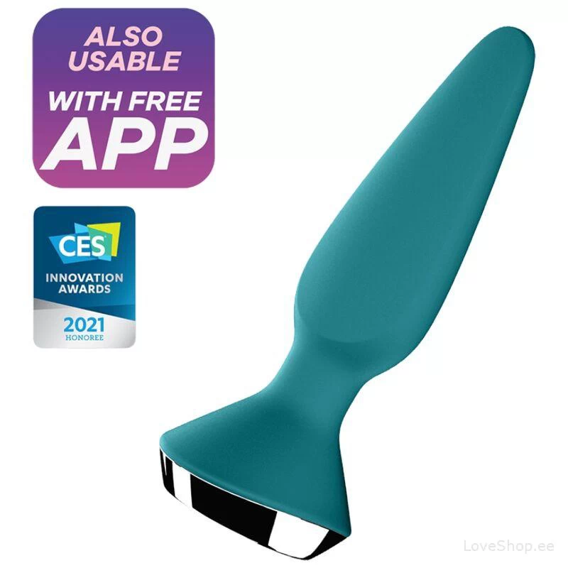 Vibreeriv anaaltapp Satisfyer Plug-ilicious 1 (roheline)