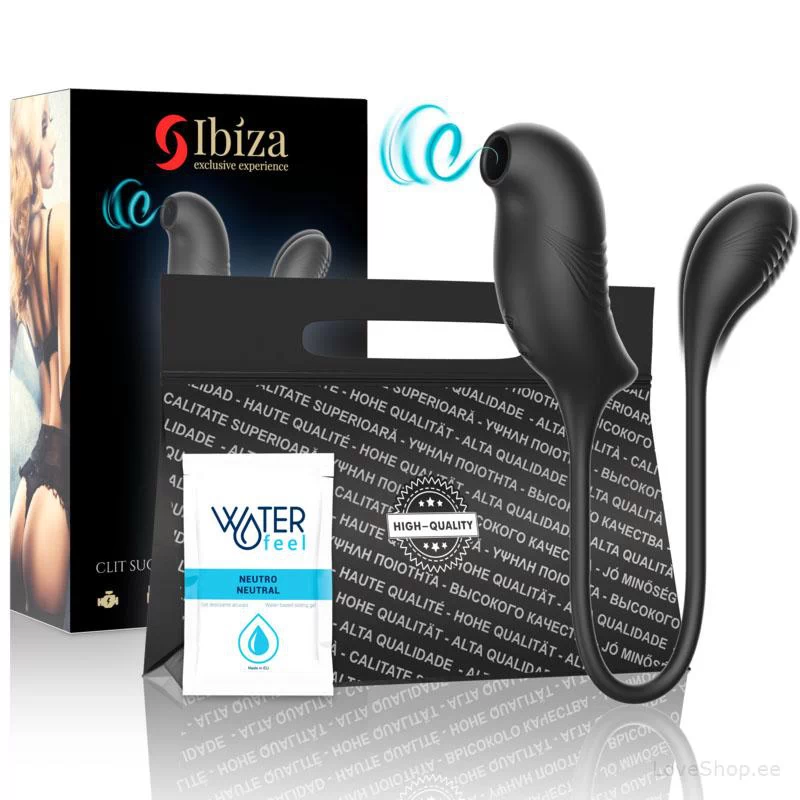Vibreeriv ja imev kliitoristimulaator Ibiza