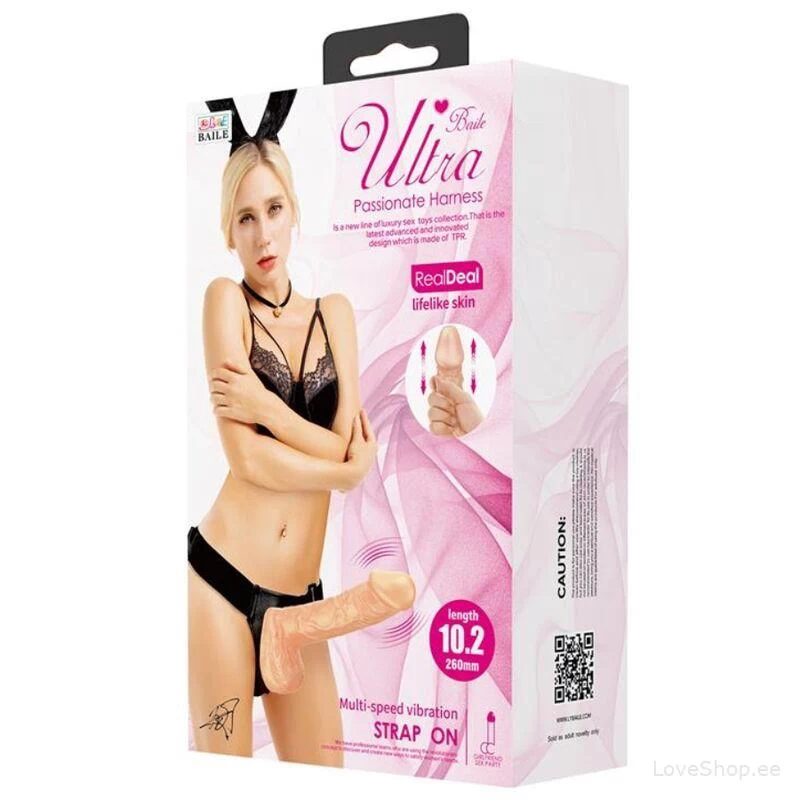 Vibreeriv strap-on Ultra (26x5.5cm)
