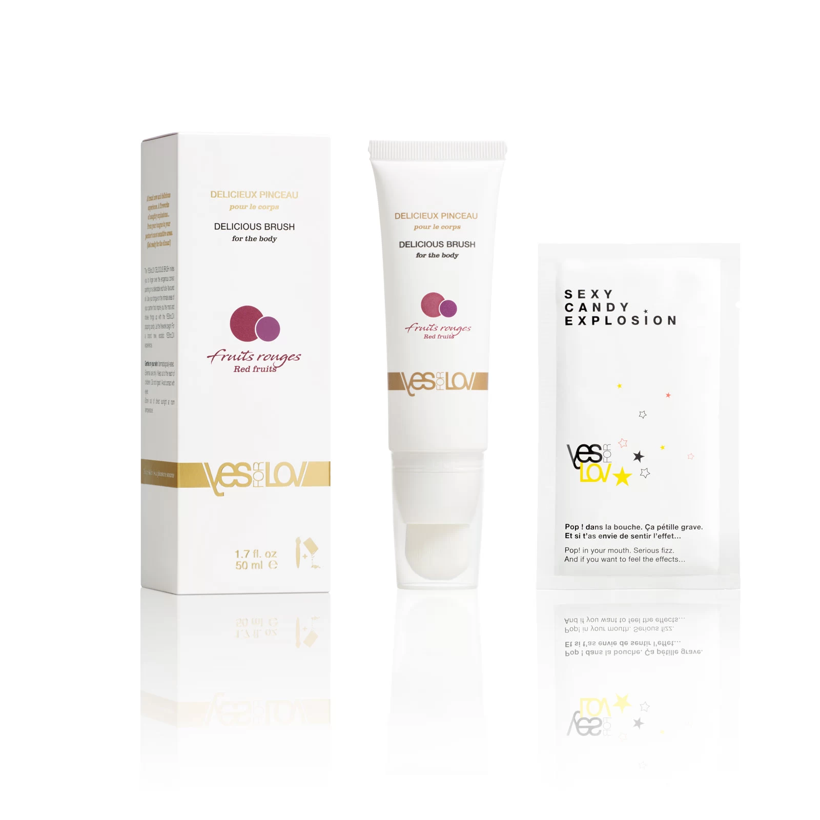 YESforLOV maitsev pintsel kehale 50ml