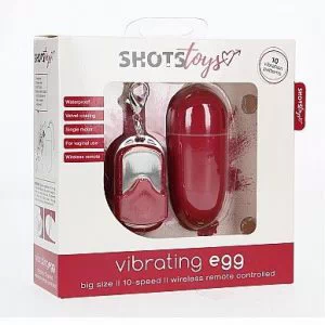 10-käiguline juhtmevaba PUNANE vibreeriv muna