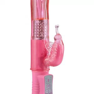 HAPPY HUGGING BUTTERFLY, roosa vibraator