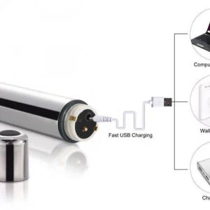 Mini Bullet Vibraator USB Laetav