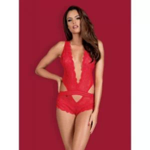 2-ühes punane pesukomplekt