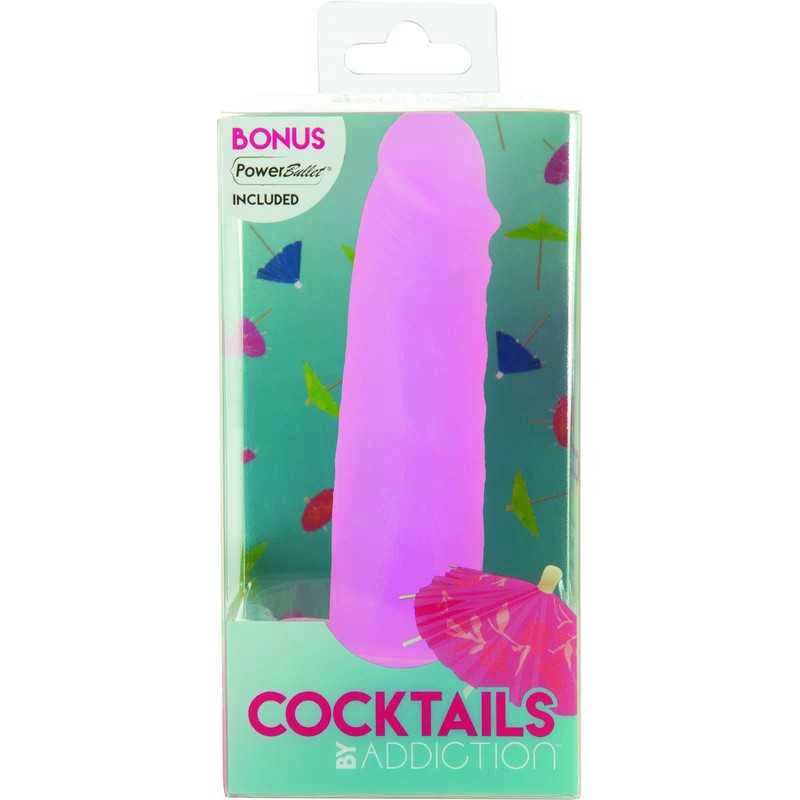 Addiction - Cocktails Dildo Purple Cosmo 14cm - Image 6