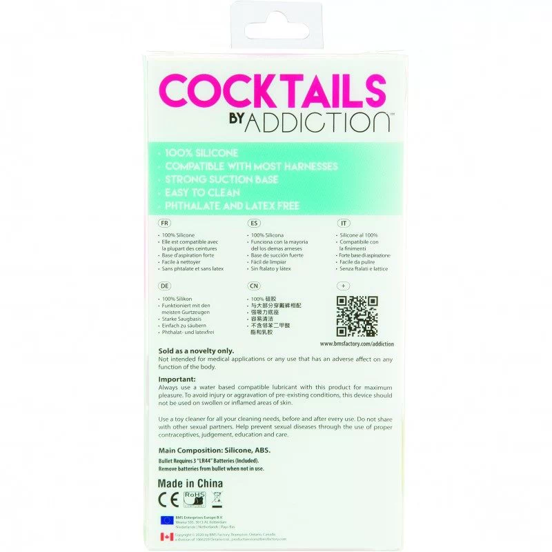 Addiction - Cocktails Dildo Purple Cosmo 14cm - Image 8
