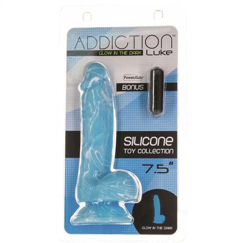 ADDICTION - LUKE DONG 7.5 INCH BLUE GLOW IN THE DARK - Image 4