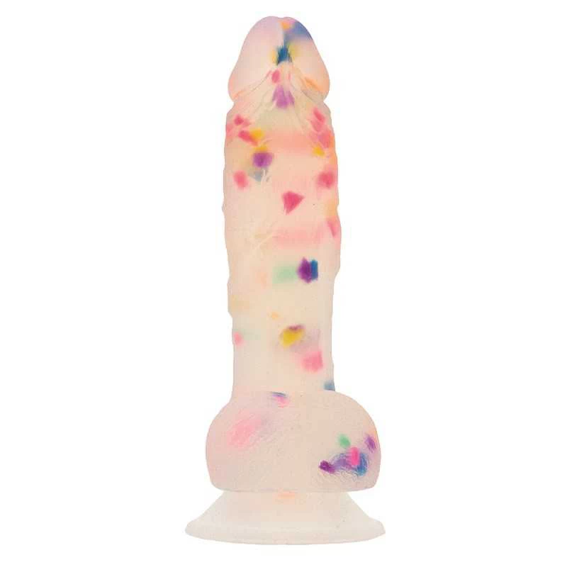 ADDICTION - PARTY MARTY DILDO 19CM FROST AND CONFETTI - Image 3