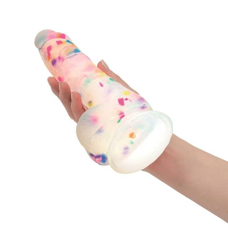 ADDICTION - PARTY MARTY DILDO 19CM FROST AND CONFETTI - Image 5