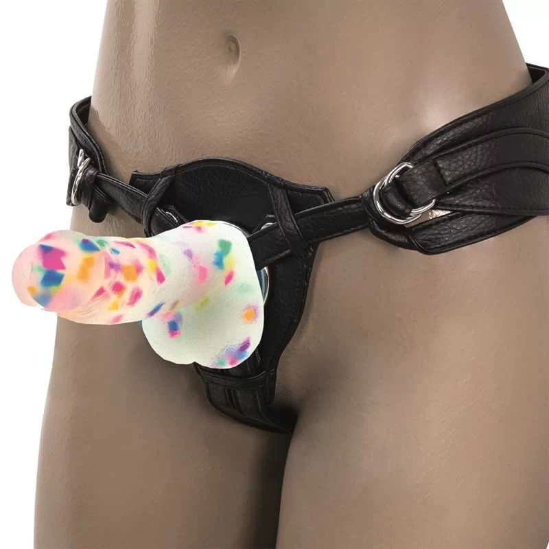 ADDICTION - PARTY MARTY DILDO 19CM FROST AND CONFETTI - Image 6