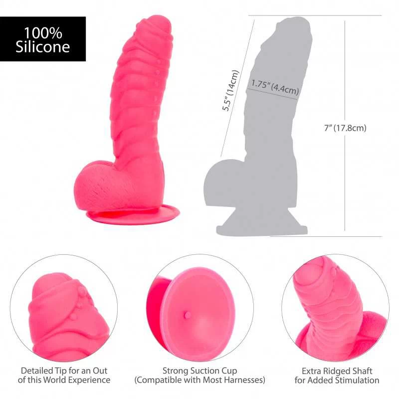 ADDICTION - TOM DILDO 18CM KUUM ROOSA - Image 5