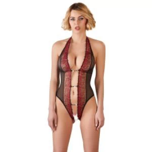 AF kaunis avatud pitsbodi punase äärega