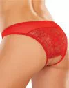 Allure Lingerie Just A Rumor punased avatud jalgevahega püksikud