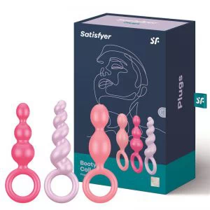 Anaaltappide komplekt Satisfyer Booty Call (kolm värvi)