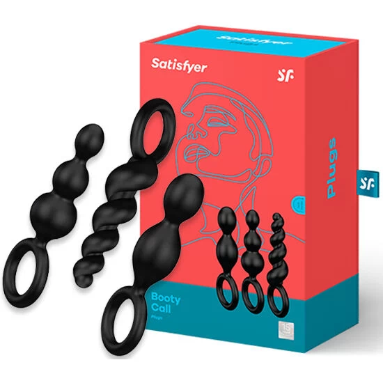 Anaaltappide komplekt Satisfyer Booty Call (must)