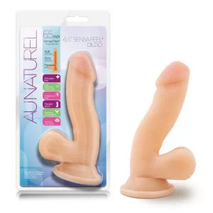 Au Naturel – 16,5 cm Sensa Feel Dildo – beež
