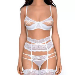 Axami Sexy Angelic valge sukahoidja