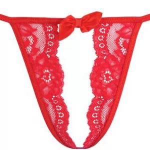 Axami Sexy Love Cave punased avatud jalgevahega stringid