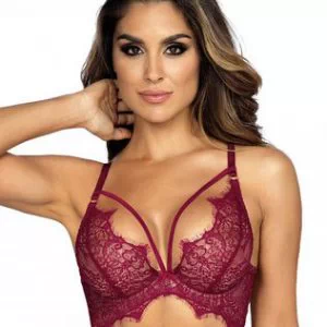 Axami Sexy Malaga Loca tumepunane bralette-rinnahoidja