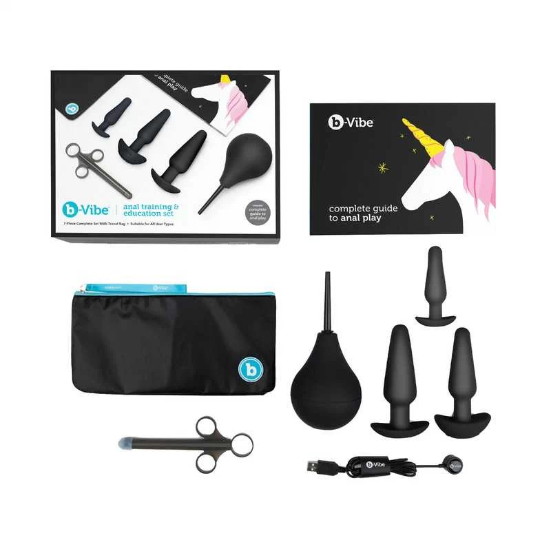 B-VIBE - ANAL TRAINING & EDUCATION SET BLACK - Image 2