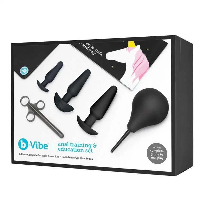 B-VIBE - ANAL TRAINING & EDUCATION SET BLACK - Image 3