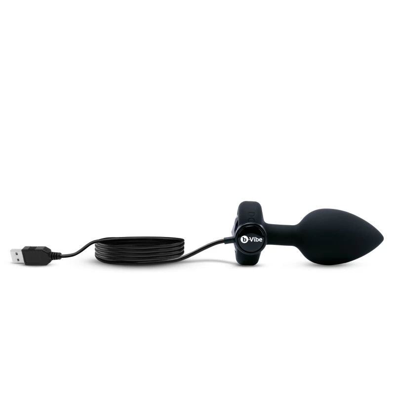 B-Vibe - Vibrating Jewel Plug M/L Black Diamond - Image 2