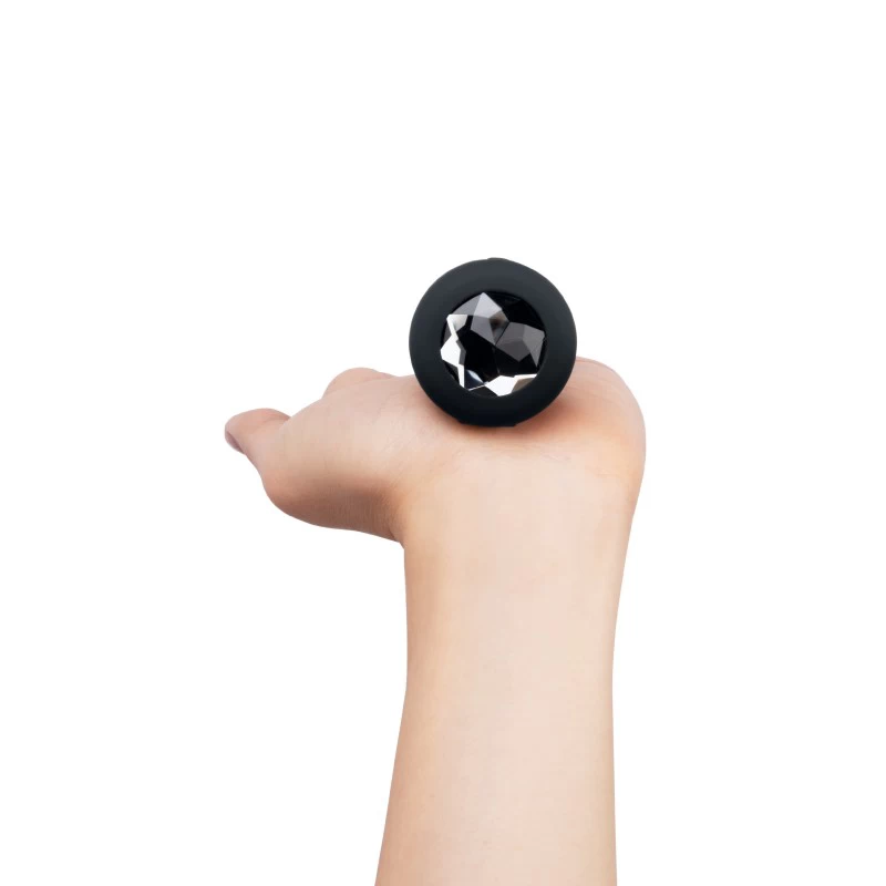 B-Vibe - Vibrating Jewel Plug M/L Black Diamond - Image 6